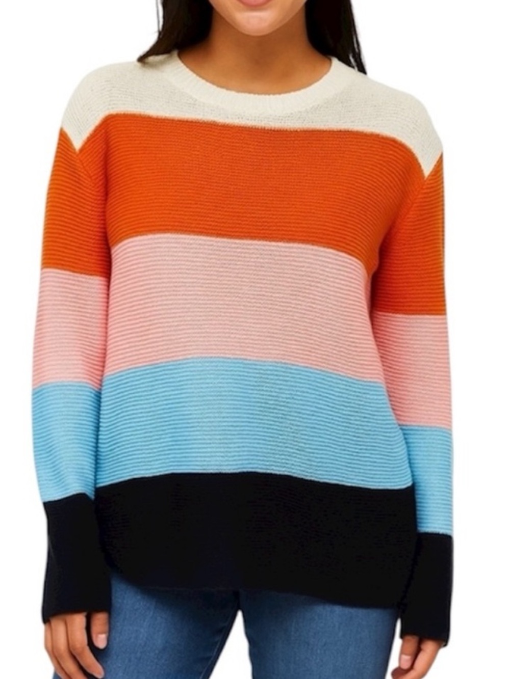 LOFT striped sweater small petite NWOT